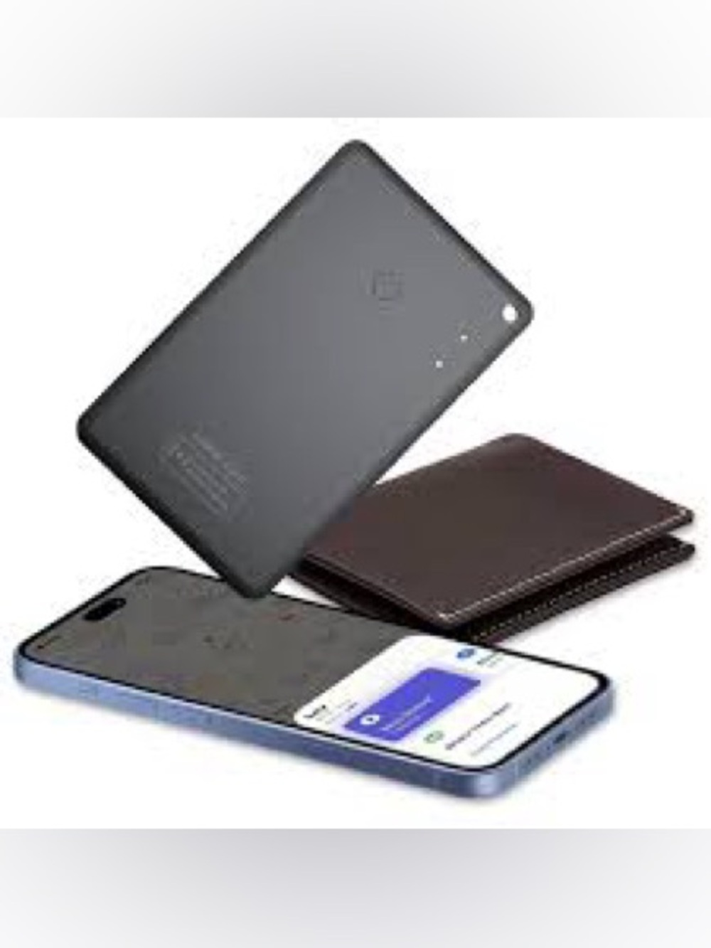 Rechargeable Thin Tracker Card for iOS Only - Wallet/Luggage/Bags/Passport/Phone